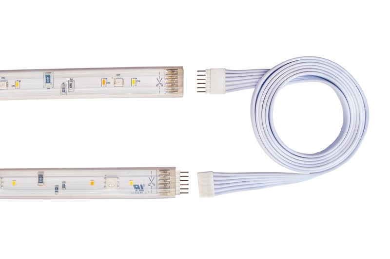 Litcessory Extension Cable for Philips Hue/WiZ Lightstrip (3.3ft, 2 Pack, White - STANDARD 6-PIN V3 / WiZ Lightstrip) - Image 3